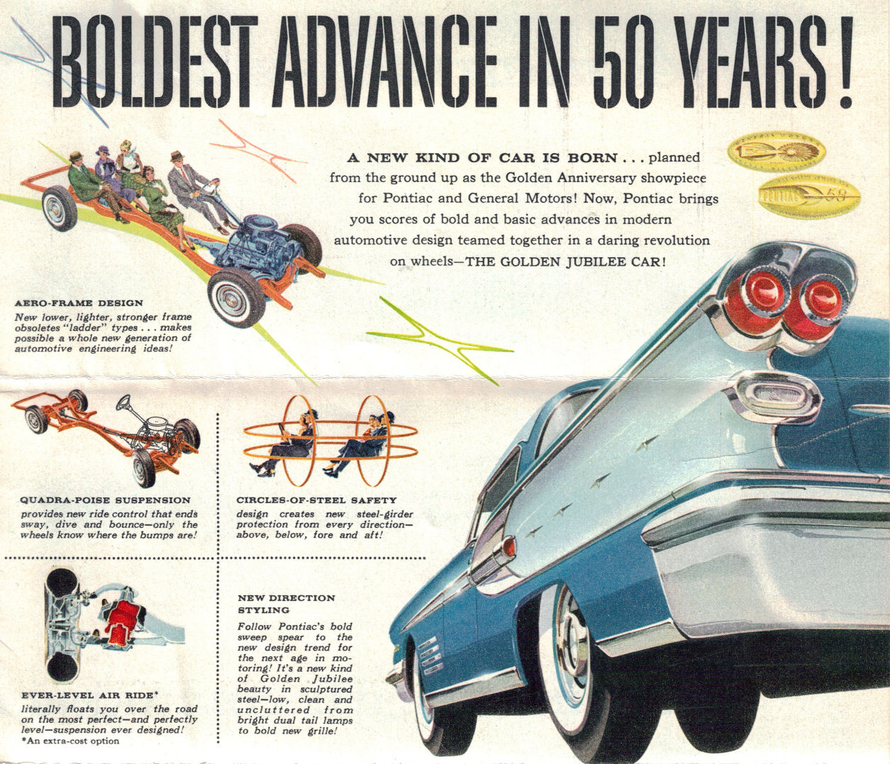 1958 Pontiac Auto Advertising